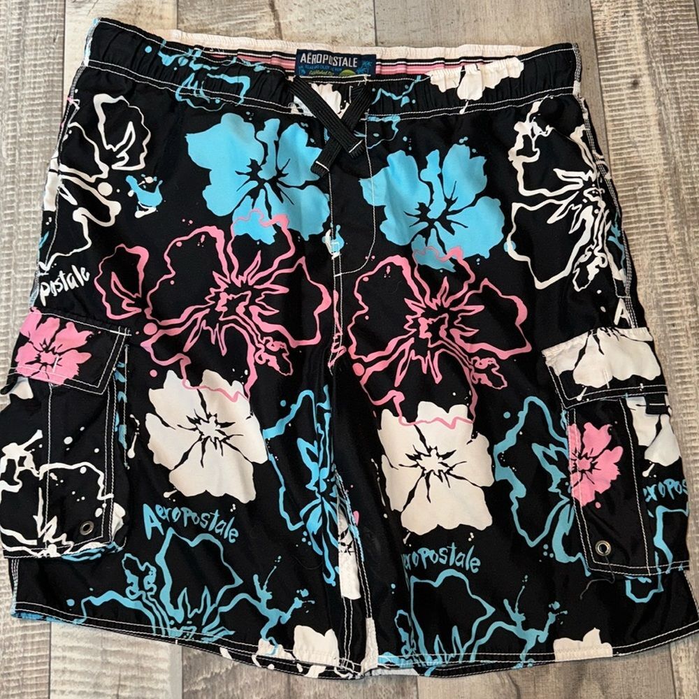 AEROPOSTALE men's swim‎ board shorts- size Large